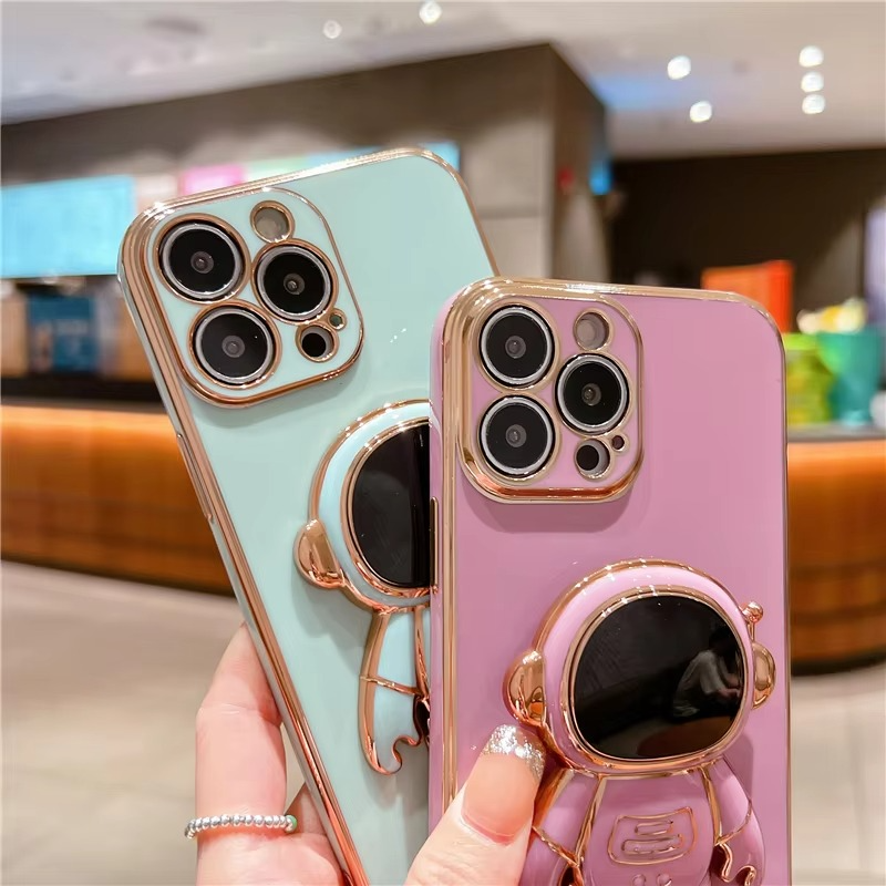 Fun Kickstand Clear iPhone Case - Hehif