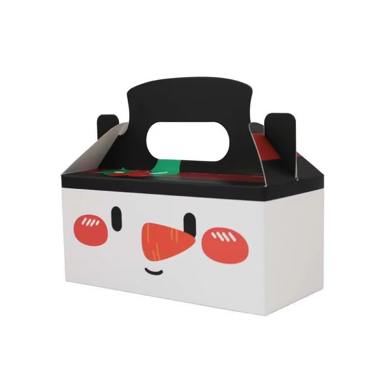 Festive Holiday Gift Box Set for Cookies and Candy