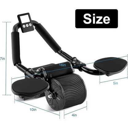 Premium Ab Exercise Wheel with Easy Return