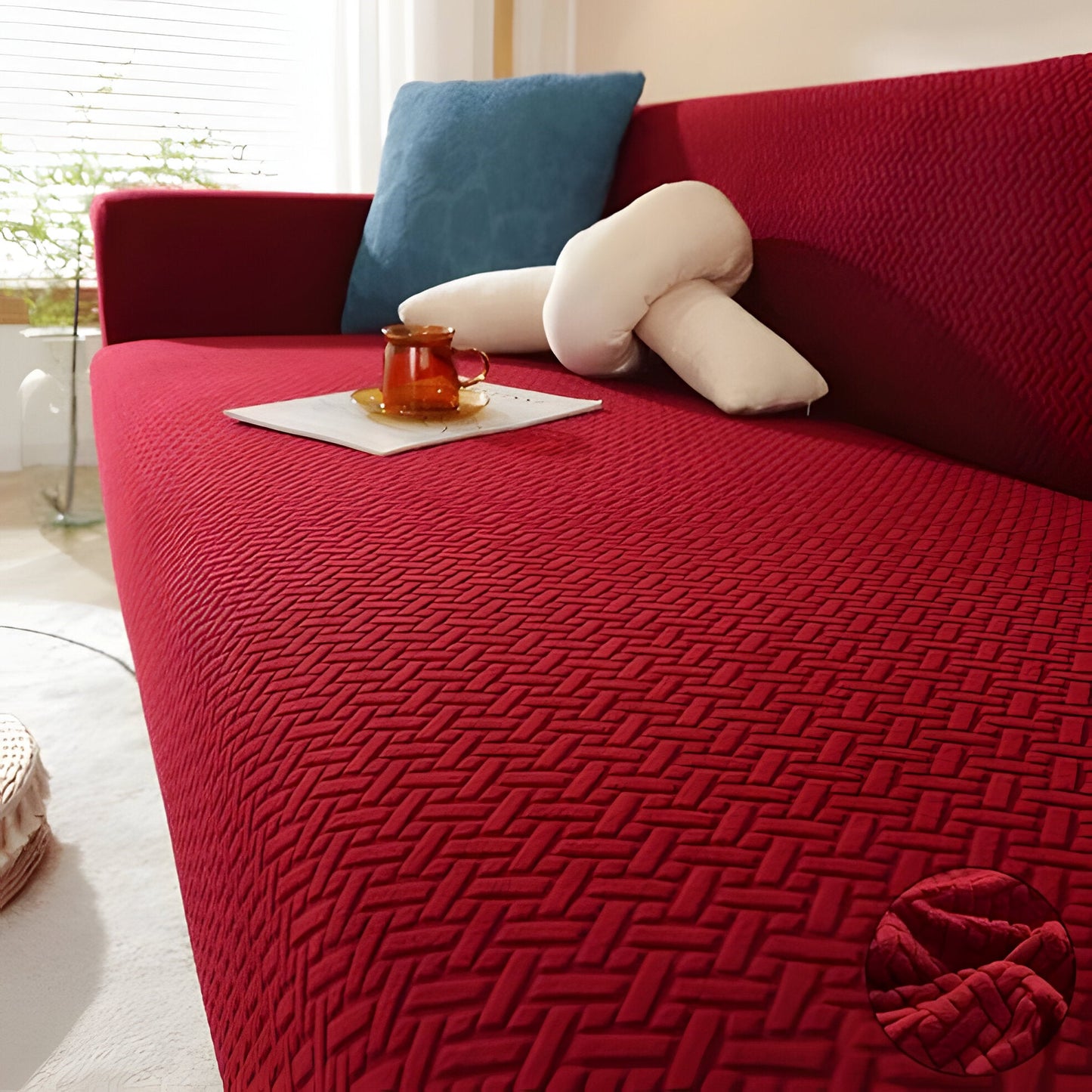 Stretchy Couch Slipcover for Home Furniture Protection