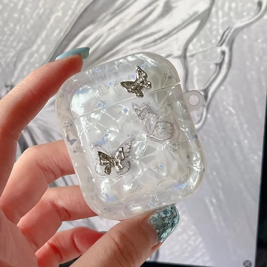 Premium Protective AirPods Case with Sparkle Pendant - Hehif