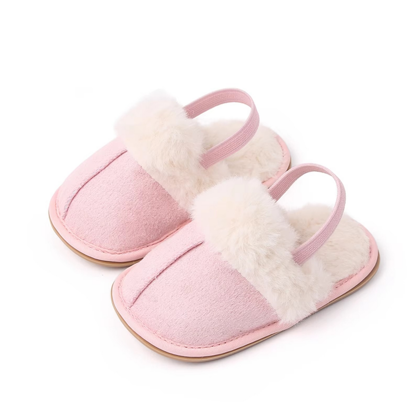 Comfy Fleece Baby Booties Warm Grippy Home Slippers