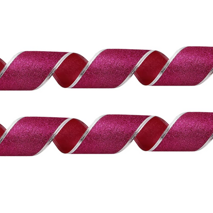 Sparkly Festive Ribbon For Christmas Crafts And Decorations