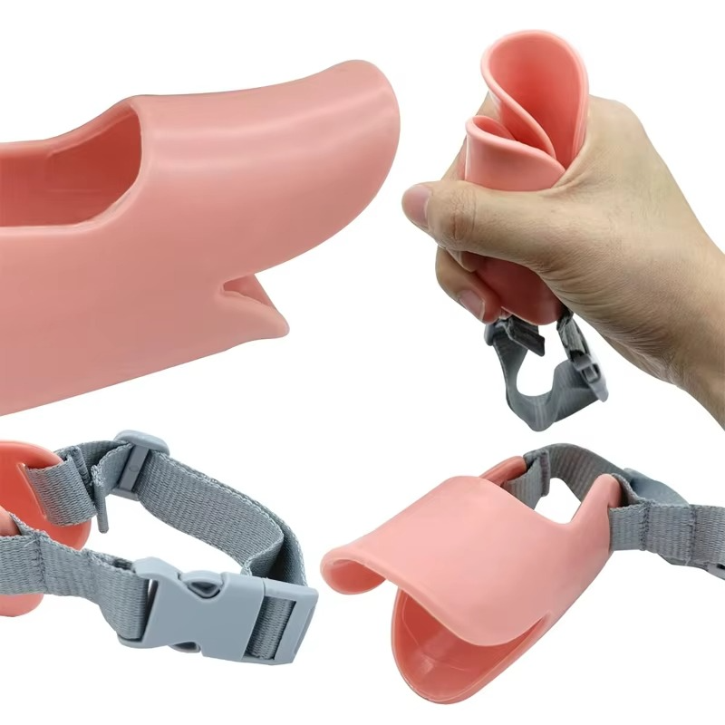 Comfortable Rubber Pet Muzzle for Small to Large Dogs