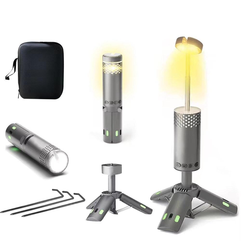 Portable LED Outdoor Lantern with Adjustable Stand