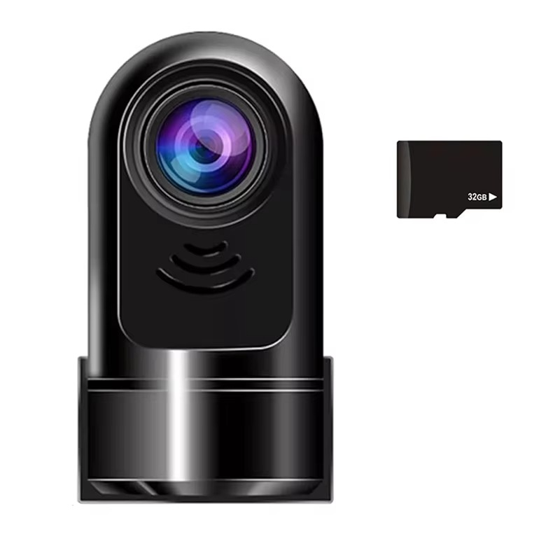 Full HD 360° Rotating Compact Dash Cam with Night Vision
