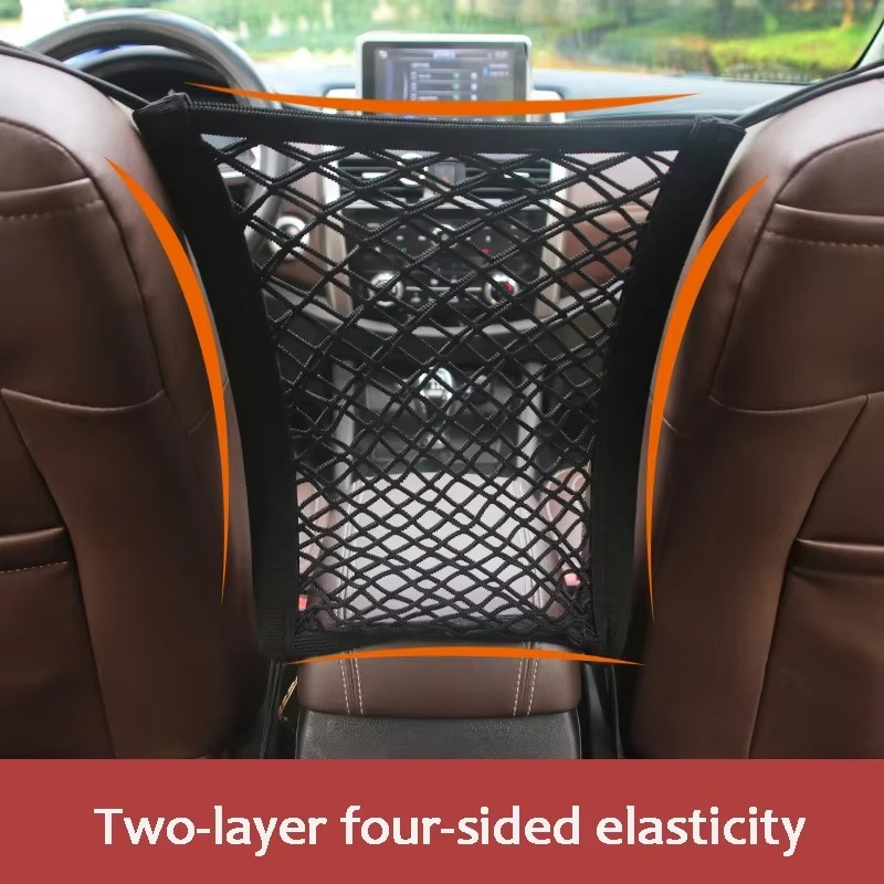 Flexible Auto Seat Organizer and Pet Net Barrier