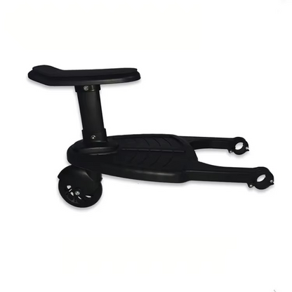 Double Stroller Rider Standing Platform with Removable Seat