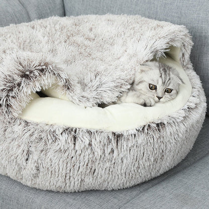Soft Pet Hideaway Bed for Dogs and Cats