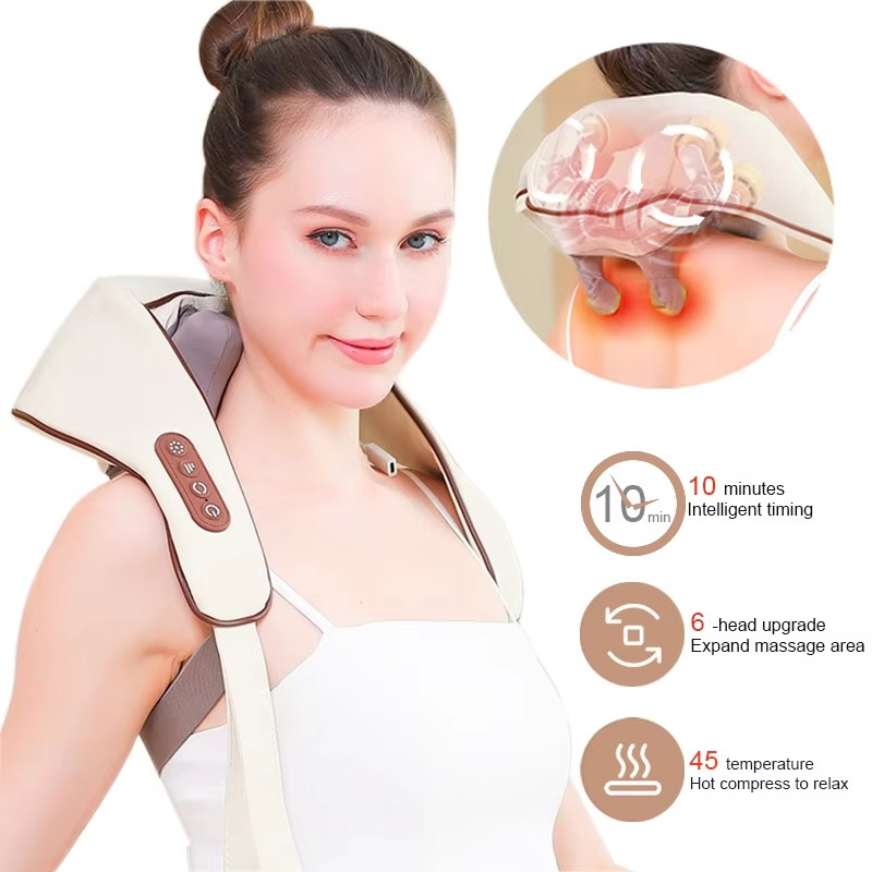 Portable Electric Shoulder and Neck Massager for Back Pain Relief