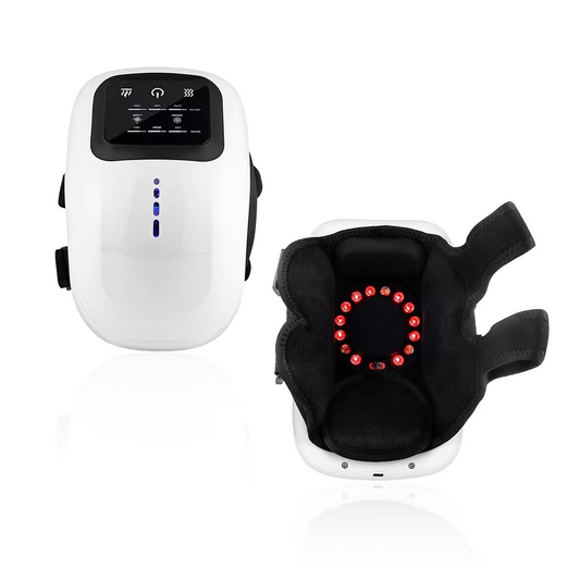 Heated Knee Massager for Pain Relief and Muscle Relaxation - Hehif