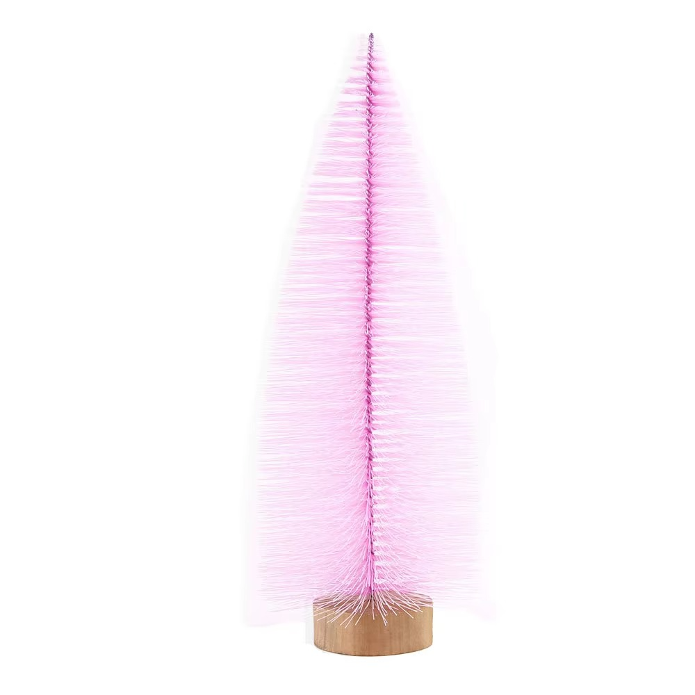 Small Pine Bottle Brush Christmas Tree Decorations