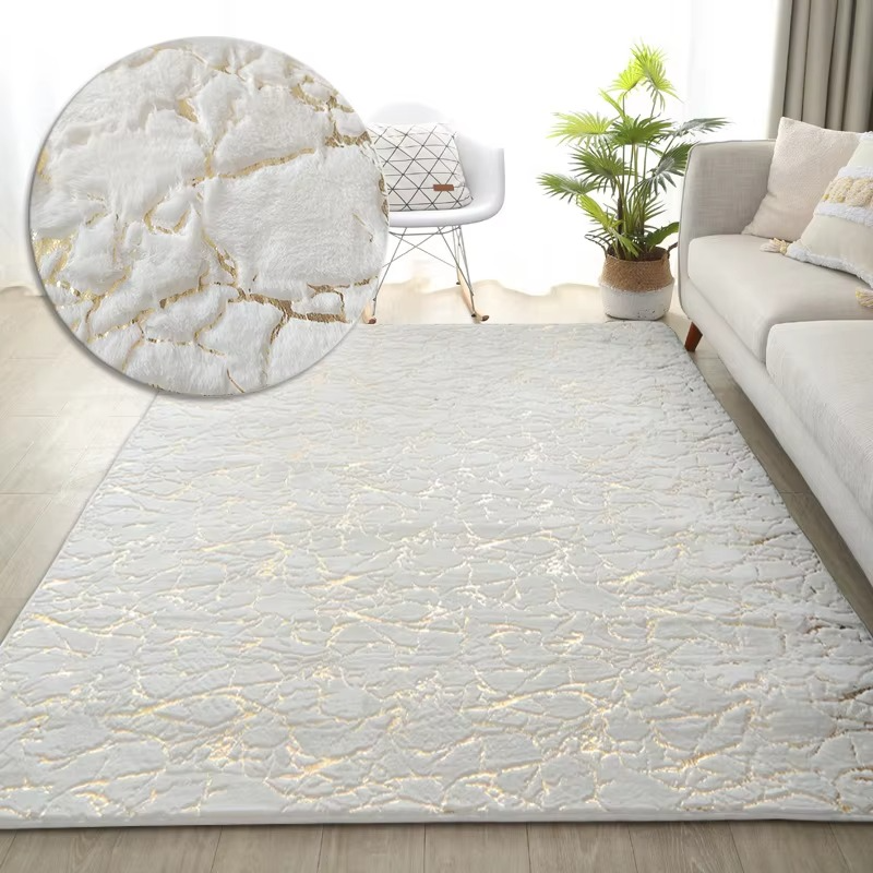 Plush Fake Fur Area Rug for Home Decor