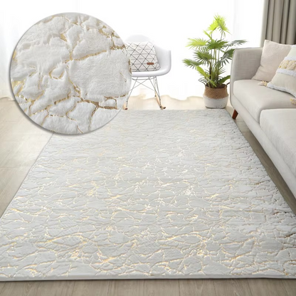 Plush Fake Fur Area Rug for Home Decor