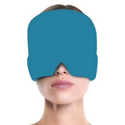 Relaxing Cold Hot Head Ice Wrap with Eye Mask