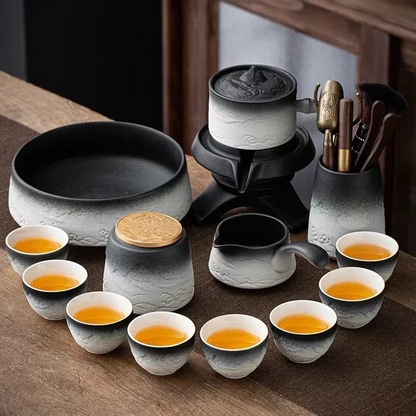 Elegant Ceramic Chinese Tea Set for Home Decor