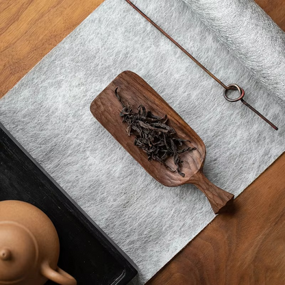 Natural Wooden Handcrafted Tea Scoop Spoon