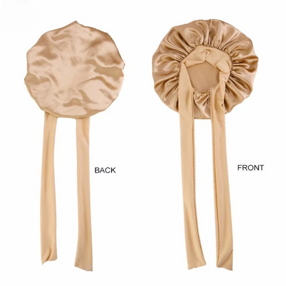Soft Sleep Cap for Curly Hair Silky Night Bonnet