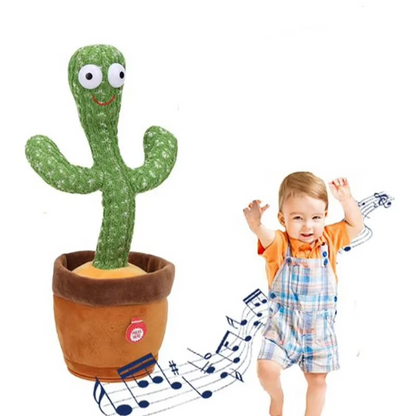 Fun Musical Cactus Soft Toy with 120 Fun Songs