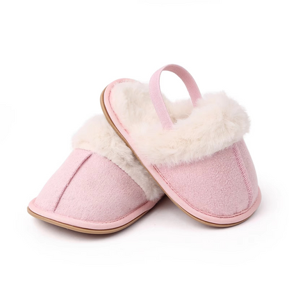 Comfy Fleece Baby Booties Warm Grippy Home Slippers