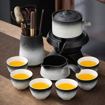 Elegant Ceramic Chinese Tea Set for Home Decor