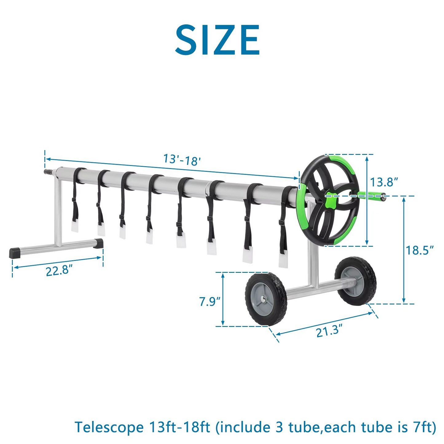 Durable Aluminum Pool Cover Roller for Inground Pools