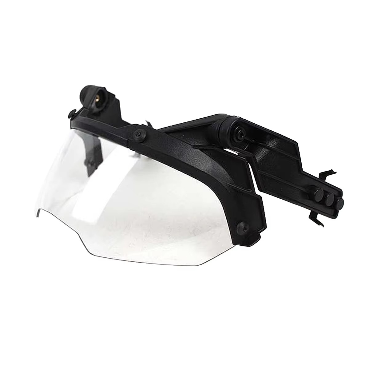 Durable Military Helmet with Clear Vision Goggles