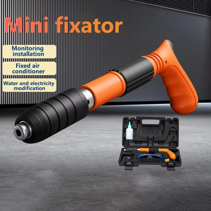 Professional Heavy-Duty Nail Gun Kit for Wood and Concrete