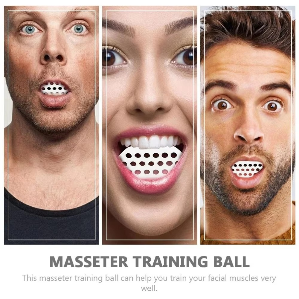 Facial Toner Jaw Exerciser Silicone Ball Set