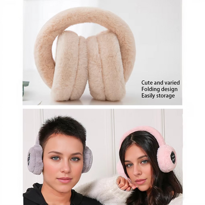 Soft Fuzzy Wireless Earbuds with Bluetooth 5.2