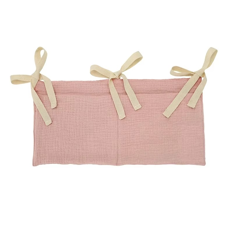 Baby Nursery Storage Bag with Dual Fabric Pockets