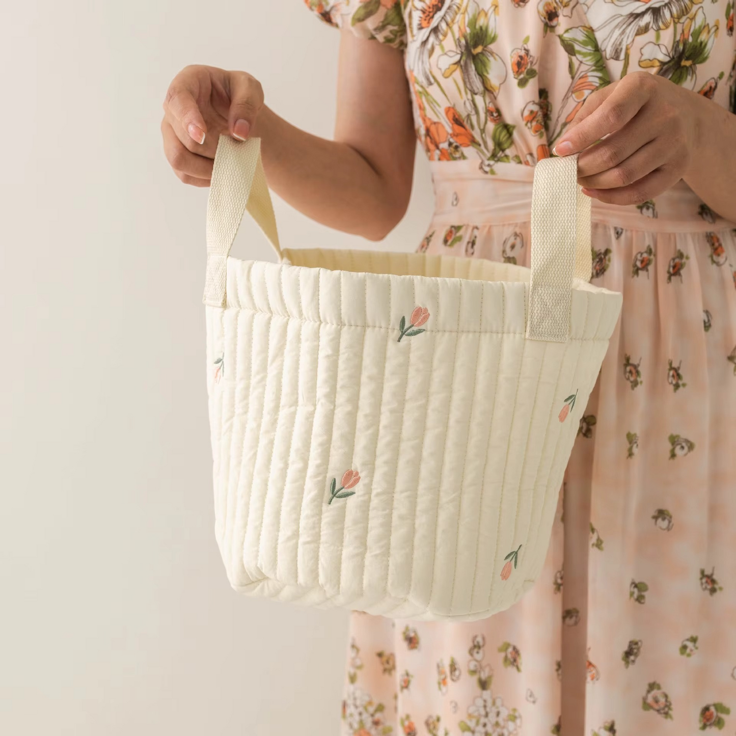 Cute Baby Nursery Storage Basket and Toy Bag