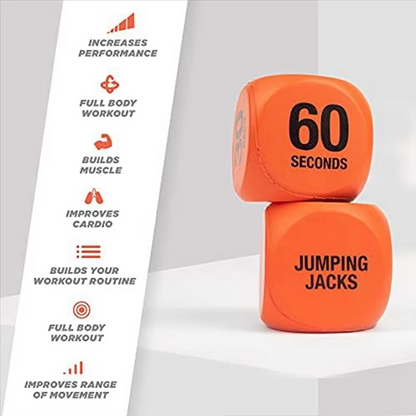 Fitness Dice Set for Home Workout Routines