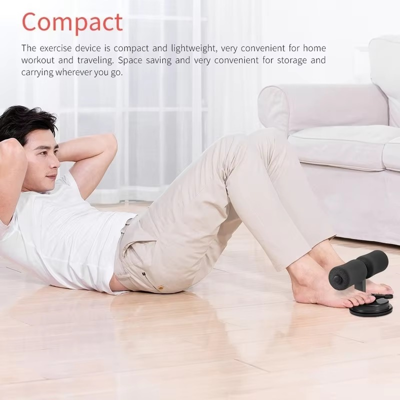 Portable Fitness Sit Up Bar with Strong Suction Base