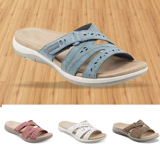 Comfortable Women's Summer Walking Sandals with Adjustable Strap - Hehif