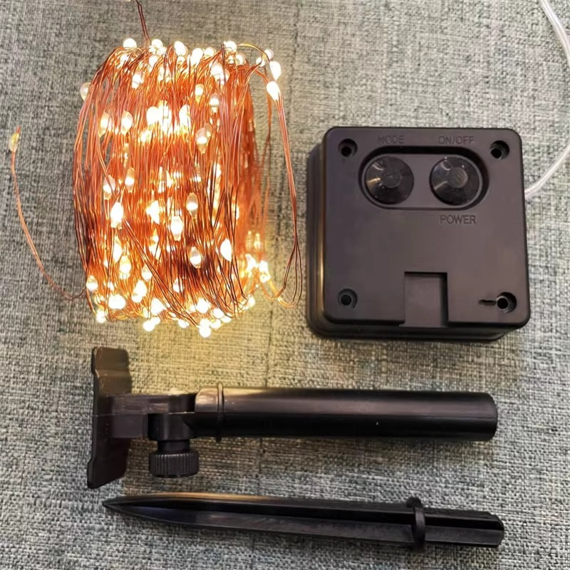 Bright Outdoor Solar Powered Garden Lights - Copper