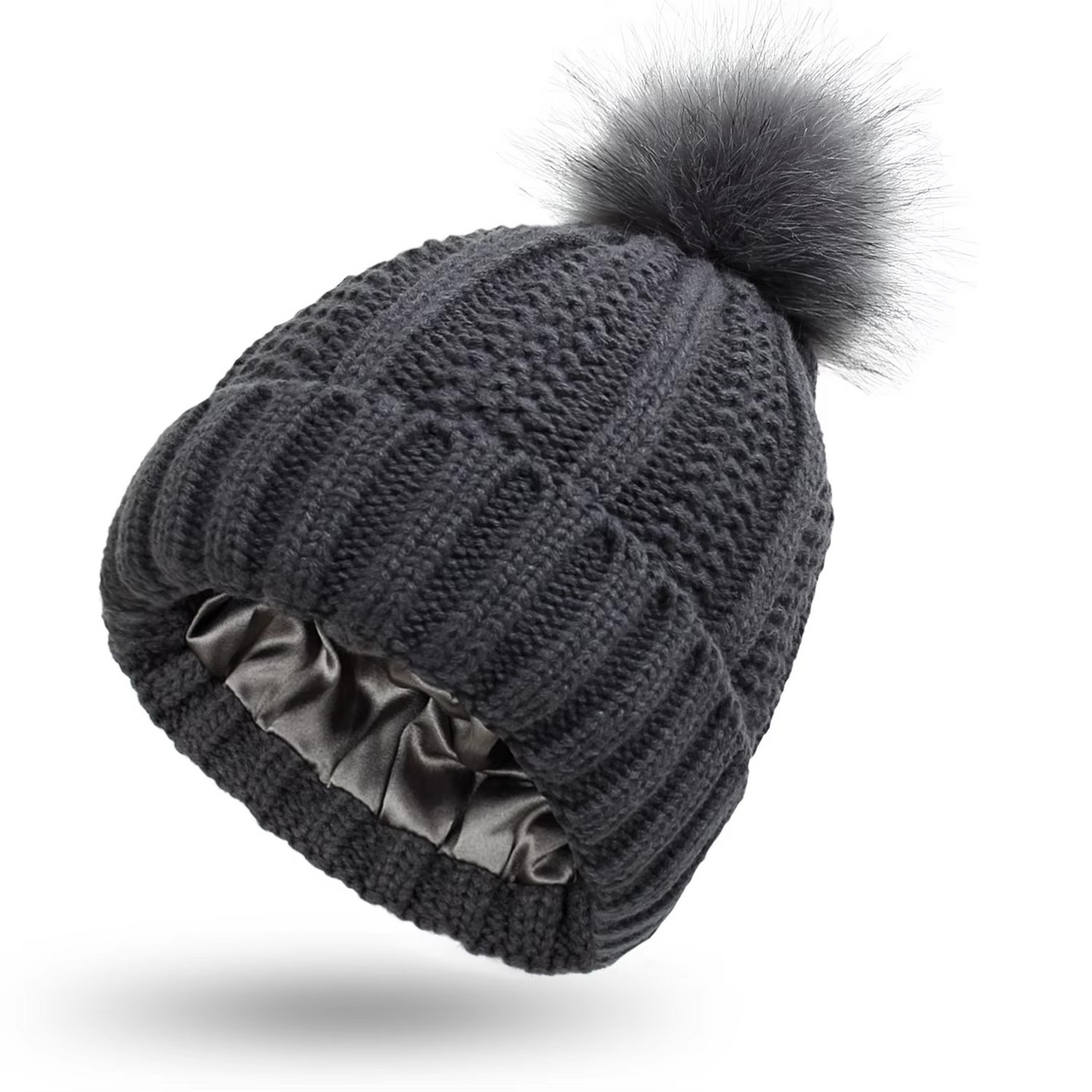 Warm Cable Knit Slouch Beanie