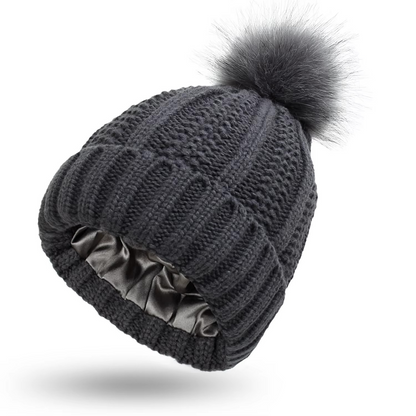 Warm Cable Knit Slouch Beanie