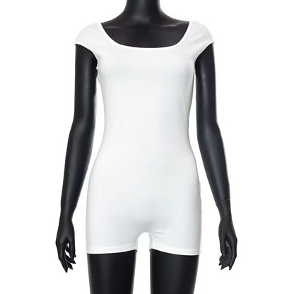 Women's Plain Athletic Tank Jumpsuit - Hehif
