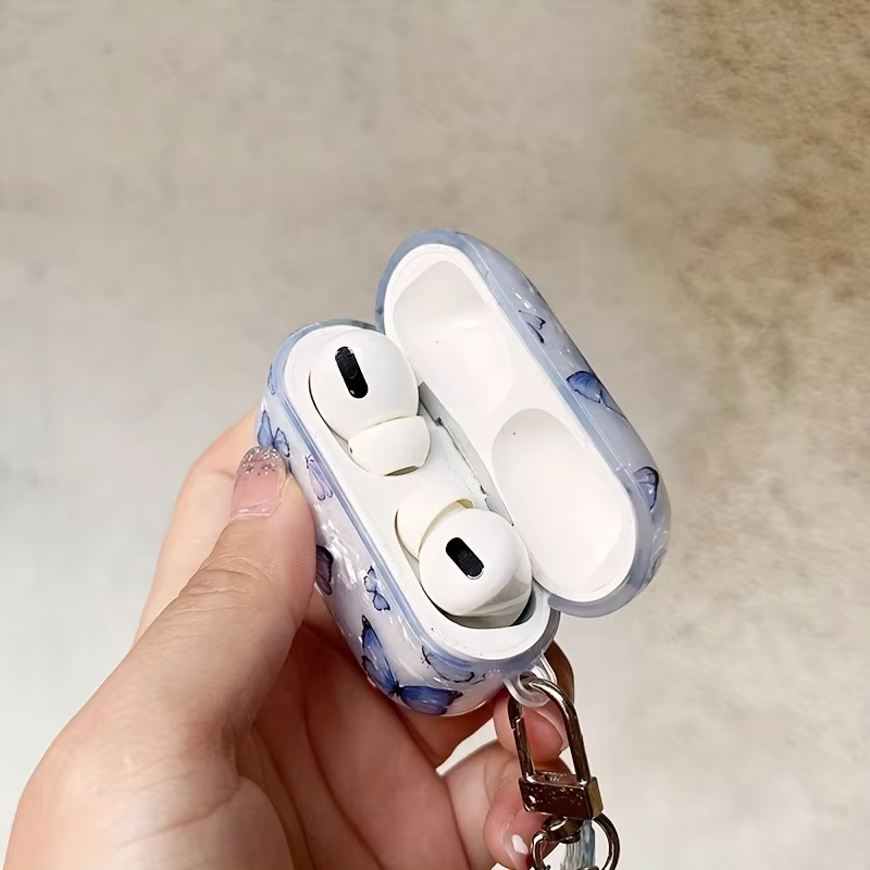 Premium Navy Blue AirPods Pro Charging Case