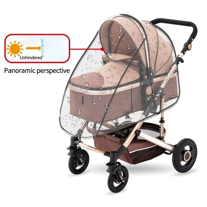 Waterproof Baby Stroller Rain Shield for Daily Use