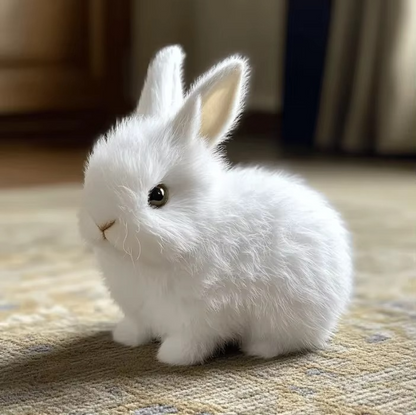 Cuddly Animated Easter Bunny Plush Toy - Hehif