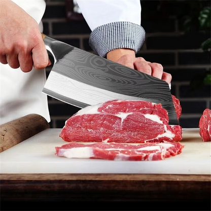Premium 8 Damascus Steel Chef Knife and Boning Knife Set