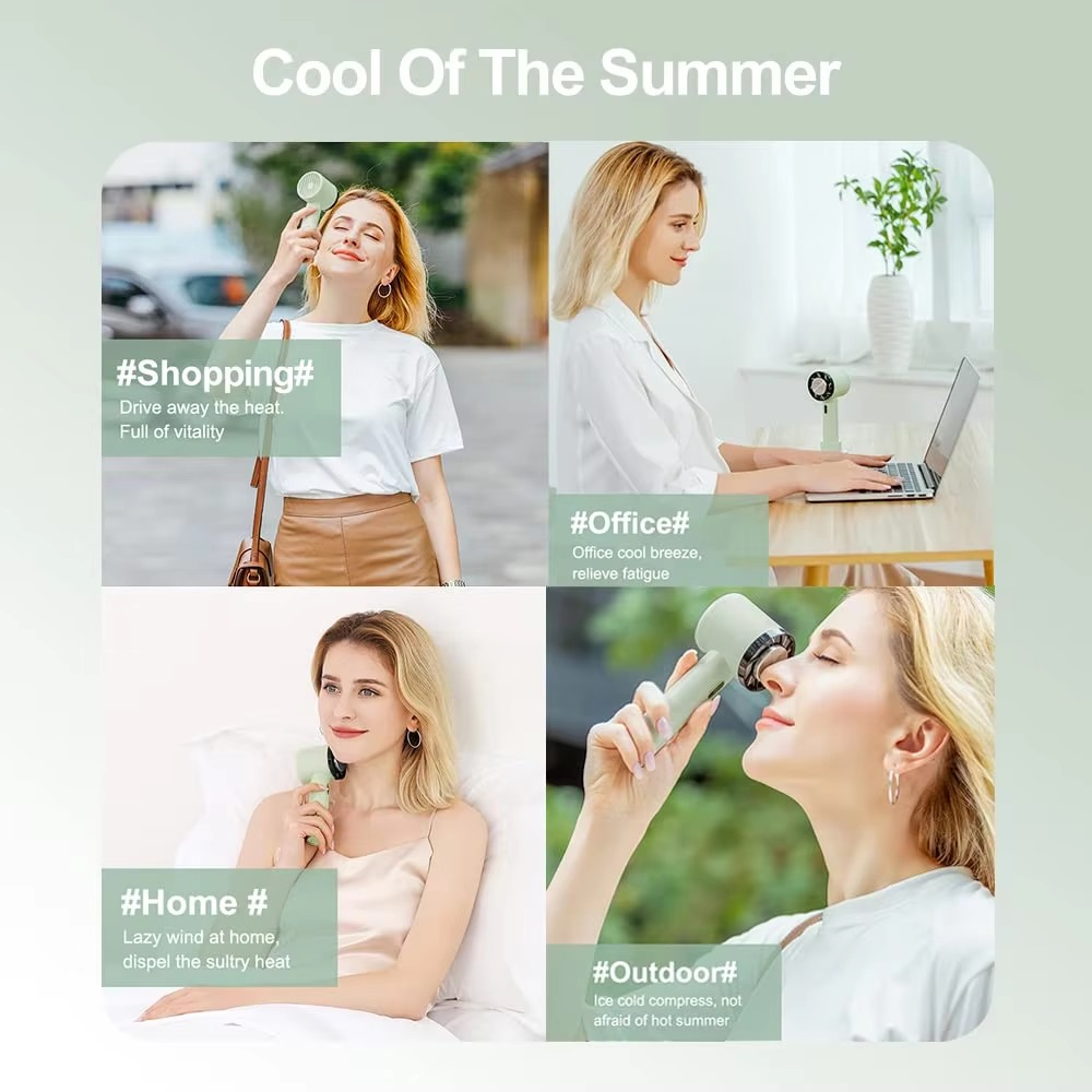 Compact Rechargeable Outdoor Fan with Long Lasting Battery