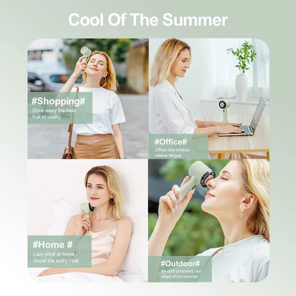 Compact Rechargeable Outdoor Fan with Long Lasting Battery