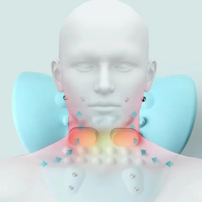 Heated Neck Massager - Relief for Sore Muscles with Pulse Therapy