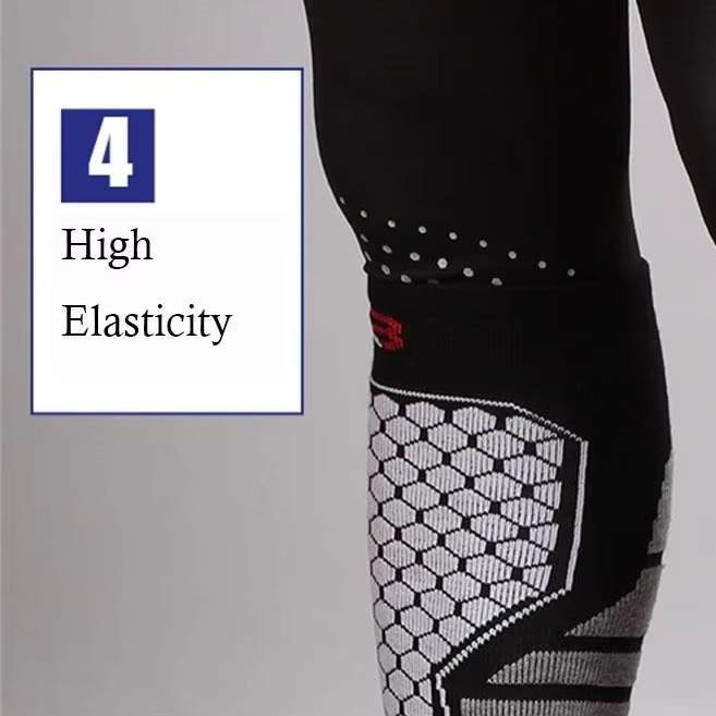Warm Winter Ski Socks Anti Slip Moisture Wicking High Compression