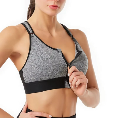 Comfortable Wireless Push Up Sports Bra with Extra Support