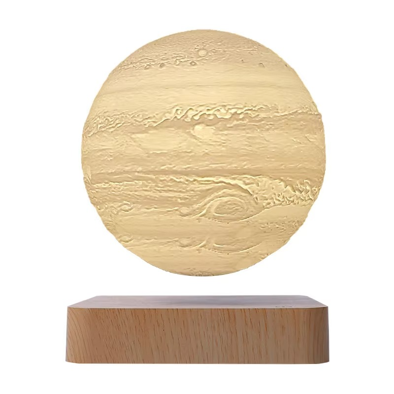 Sleek Magnetic Floating Globe Table Lamp