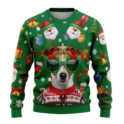 Fun Reindeer Festive Holiday Sweatshirt for Men Women